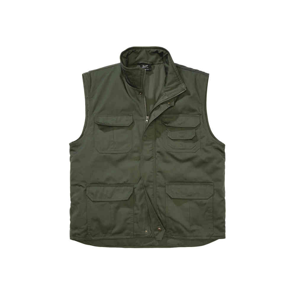 Brandit - Safari Mouwloos jacket - Olijfgroen